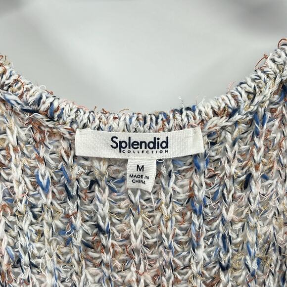 Splendid Collection Dierdre Rib Sweater Tank - Marled Multi - Medium - NWT - Picture 3 of 7